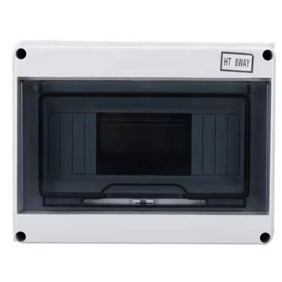 Centralino da Parete 8 moduli con porta trasparente - piccolo Centralino da Parete 8 moduli con porta trasparente - piccolo